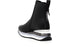 CafèNoir Donna Tronchetto con cerniere in pelle e riporto cocco C1DN1130 Nero/piombo